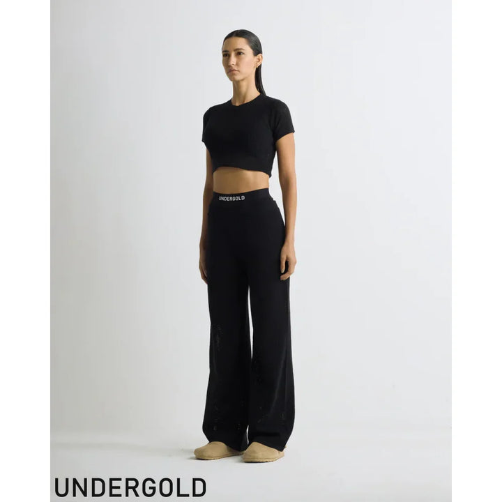 Baby Tee Undergold Basics Knit Crop Top