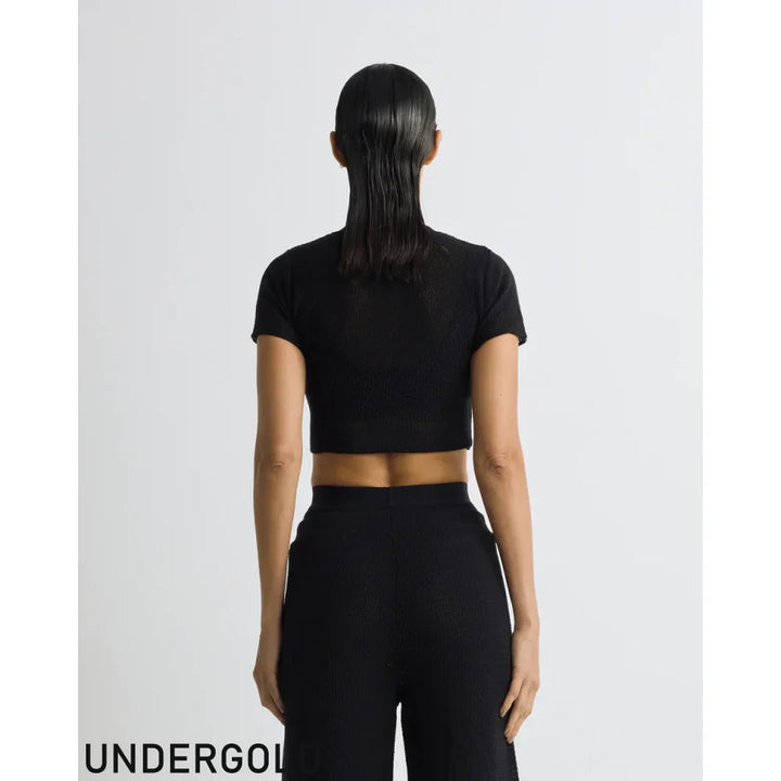 Baby Tee Undergold Basics Knit Crop Top