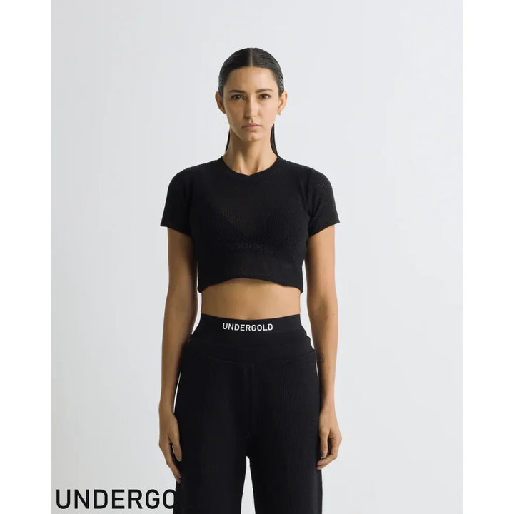 Baby Tee Undergold Basics Knit Crop Top