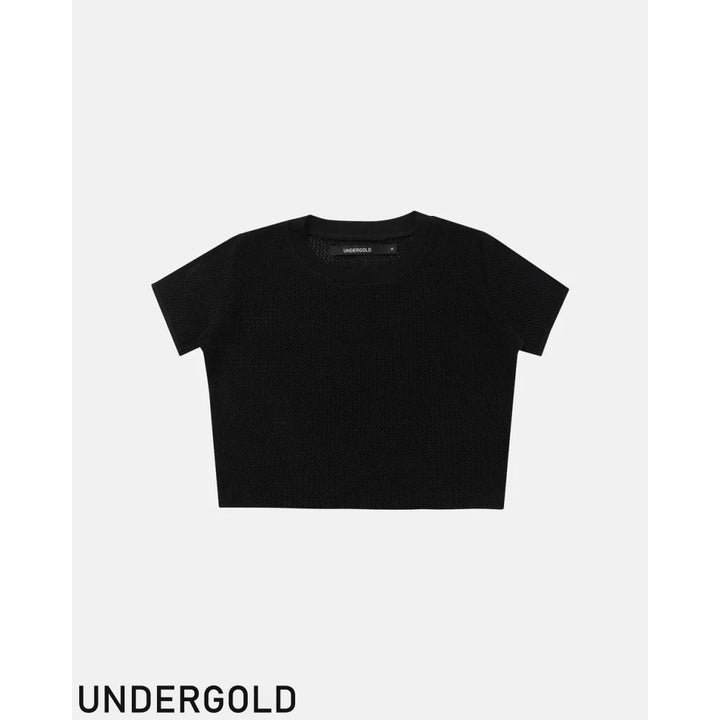 Baby Tee Undergold Basics Knit Crop Top