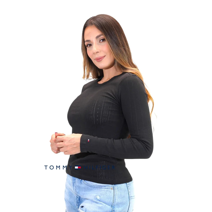 Buzo Women Tommy Hilfiger Black XS Polos