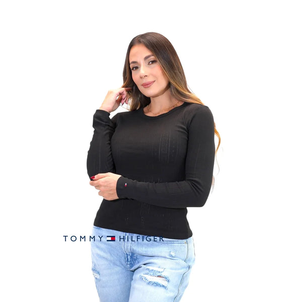 Buzo Women Tommy Hilfiger Black XS Polos