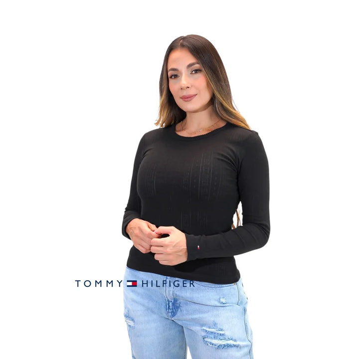 Buzo Women Tommy Hilfiger Black XS Polos