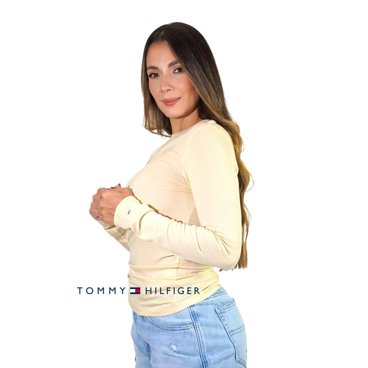 Buzo Women Tommy Hilfiger Ivory Polos