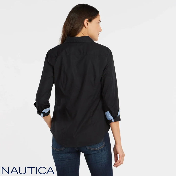 Camisa Nautica Mujer Black Camisas