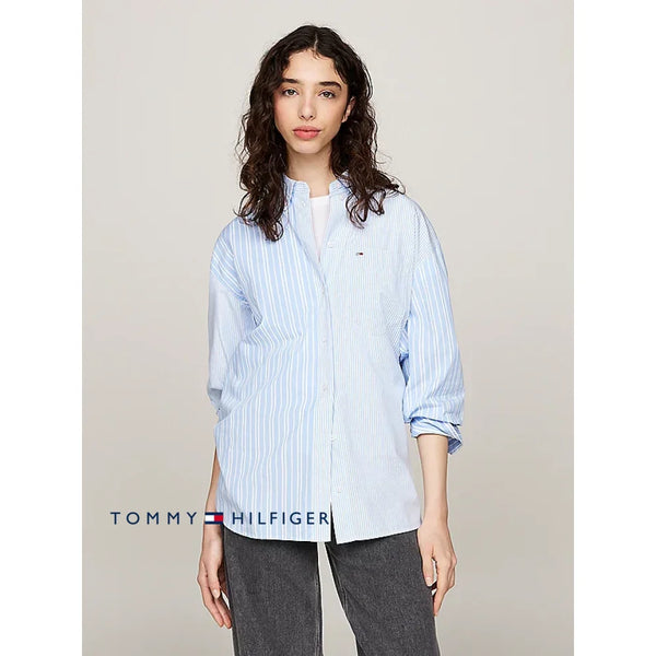 Camisa Women Tommy Hilfiger Navy Polos