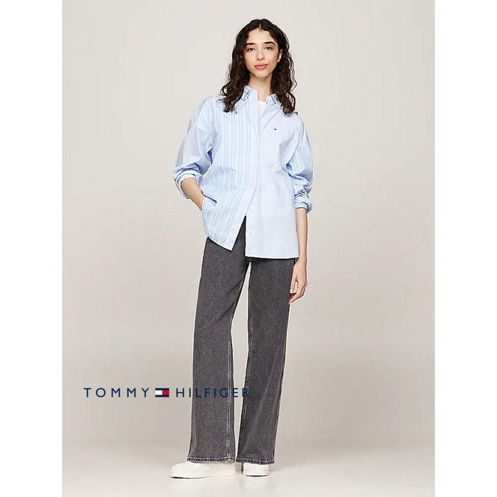 Camisa Women Tommy Hilfiger Navy Polos