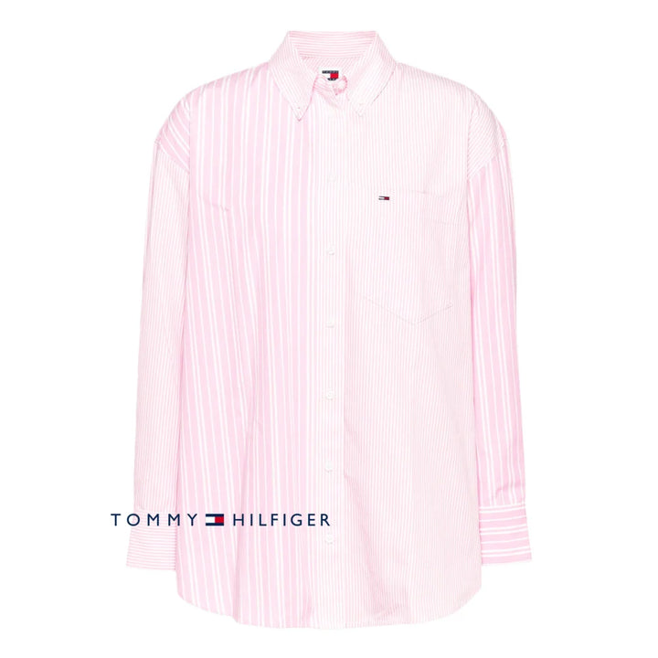 Camisa Women Tommy Hilfiger Pink Polos