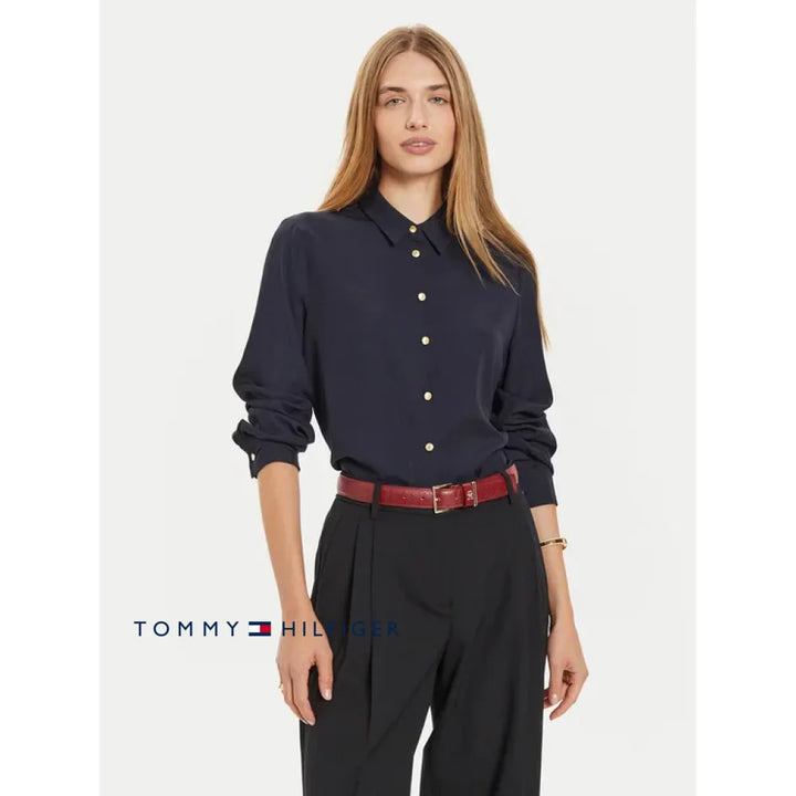 Camisa Women Tommy Hilfiger Sky Polos