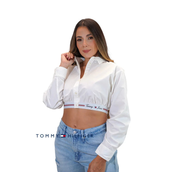 Camisa Women Tommy Hilfiger White XS Polos