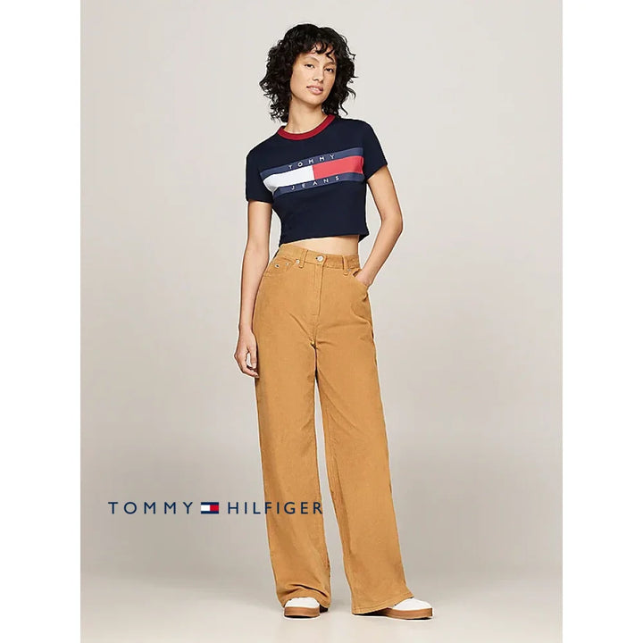 Camiseta Corta Women Tommy Hilfiger Navy XS Polos