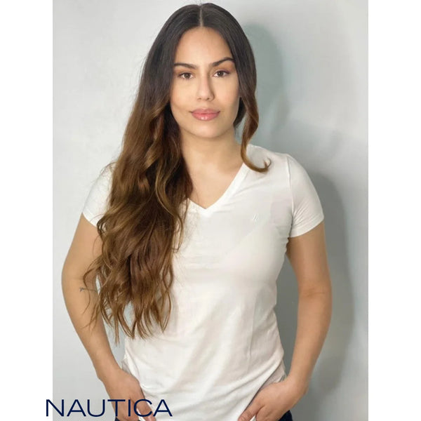 Camiseta Nautica Mujer White Xl