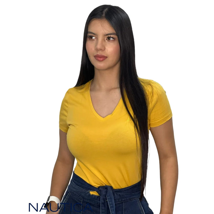 Camiseta Nautica Mujer Yellow L