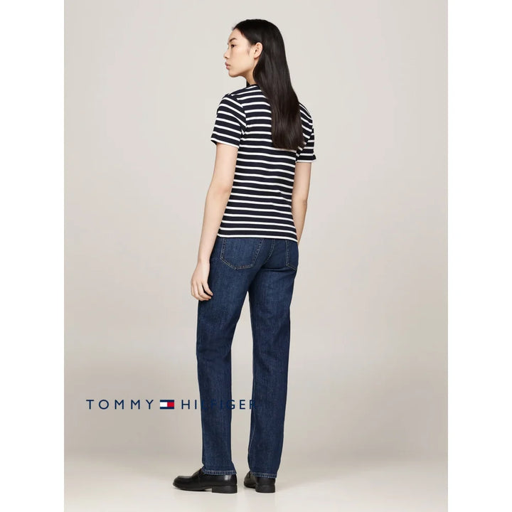 Camiseta Women Slim Tommy Hilfiger Sky Polos