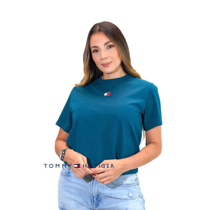 Camiseta Women Tommy Hilfiger Seawater XS Camiseta