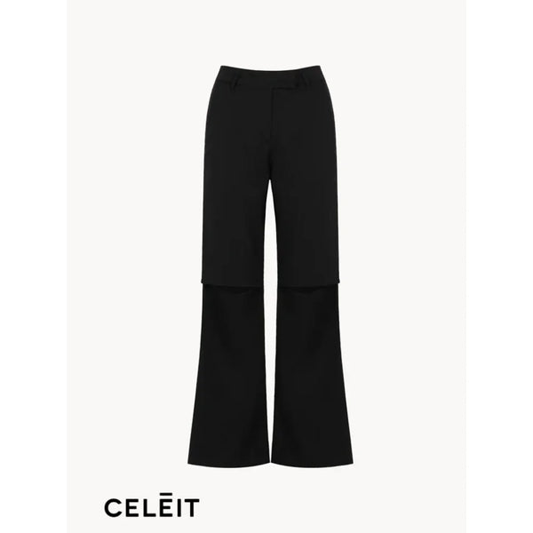 Celēit Cutout Pant Black Top