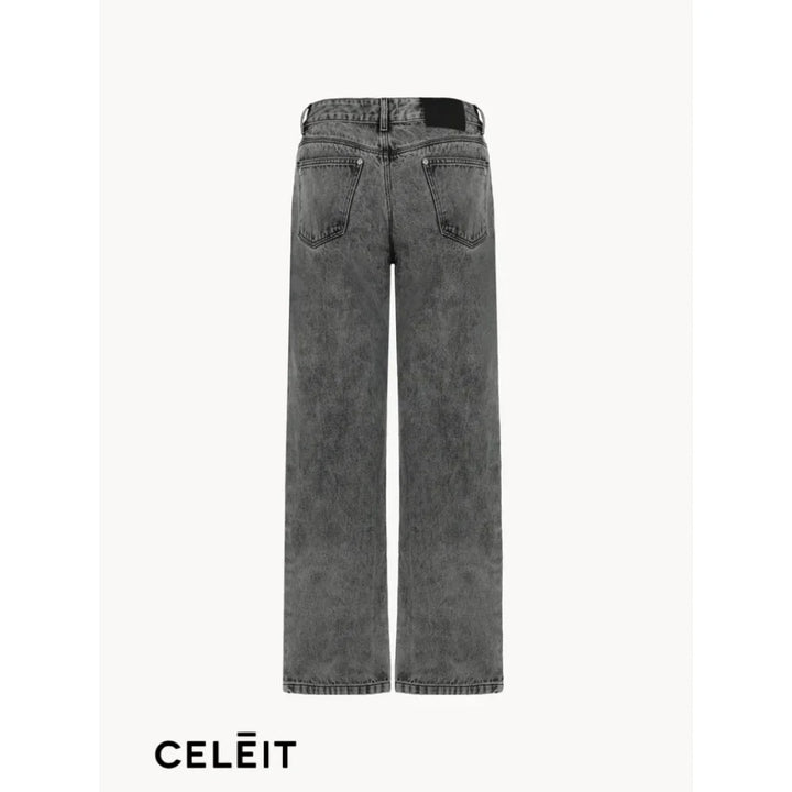 Celēit Denim Jeans Black Top