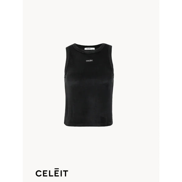 Celēit Label Tank Top Black