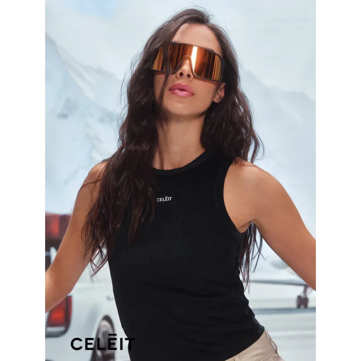 Celēit Label Tank Top Black