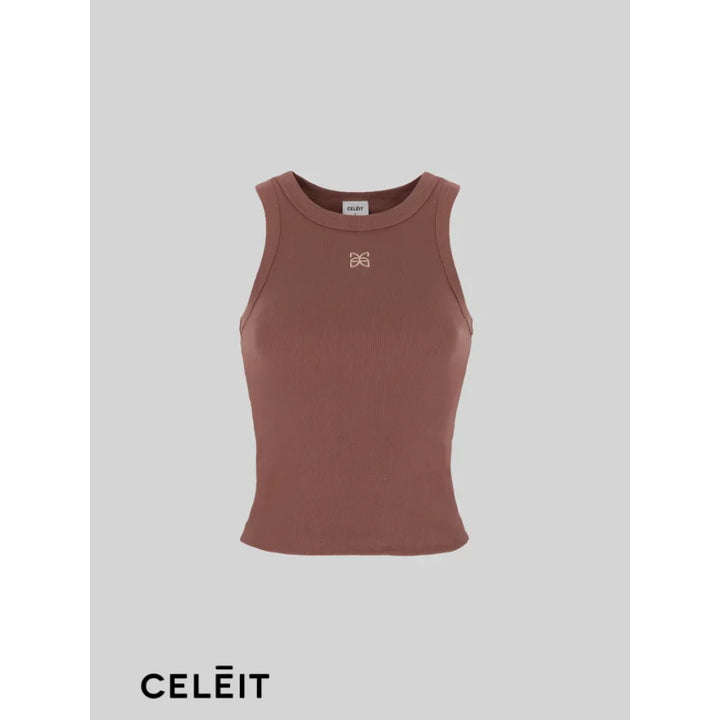 Celēit Rib Tank Top Café