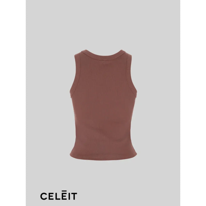 Celēit Rib Tank Top Café