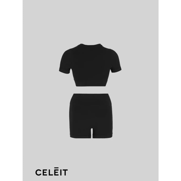 Celēit Seamless T/S Black Top