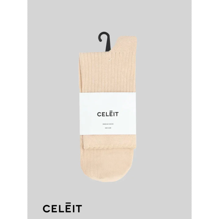 Celēit Socks Nude Top