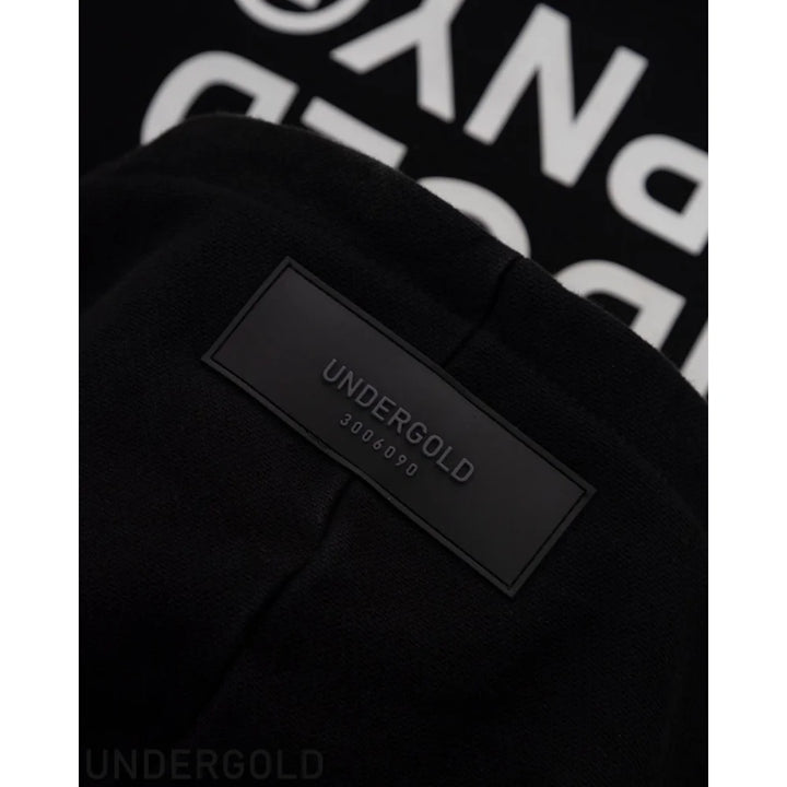 Cropped Hoodie Undergold Black Crop Top