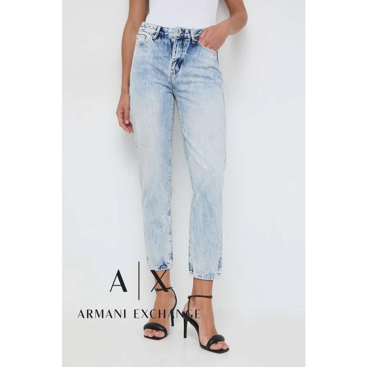 Denim Pant Women Indigo Armani Exchange Buzos