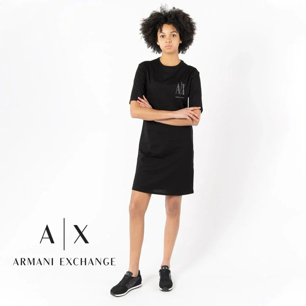 Dress Women Black Armani Exchange Vestido