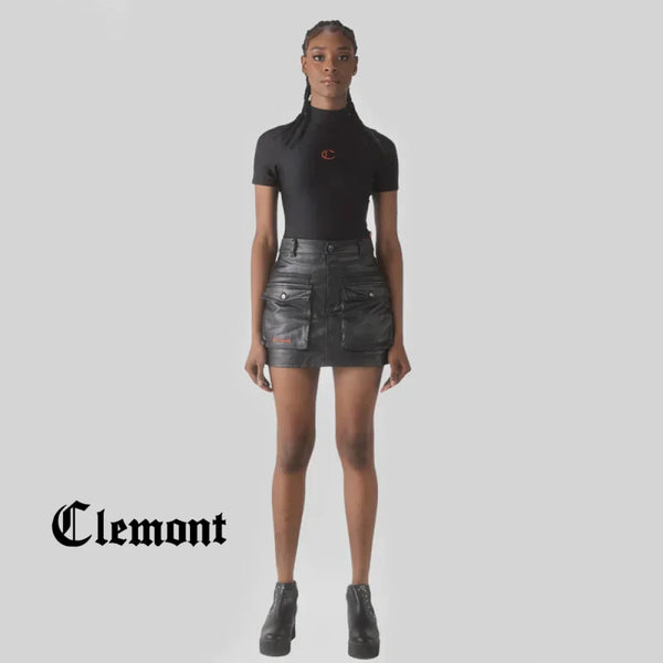 Falda Mujer Clemont Zenit Negro Camiseta