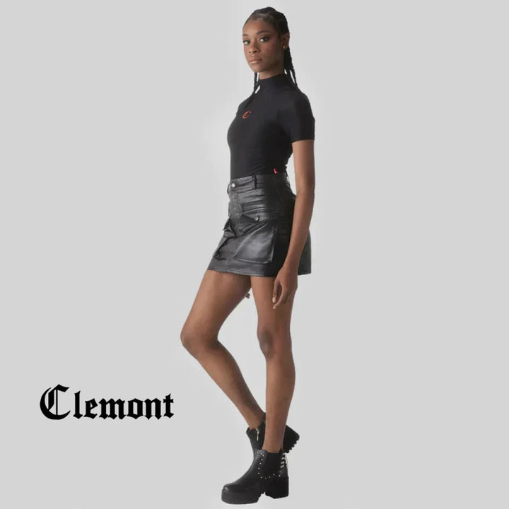Falda Mujer Clemont Zenit Negro Camiseta