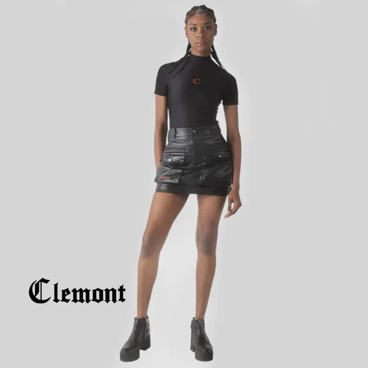 Falda Mujer Clemont Zenit Negro Camiseta