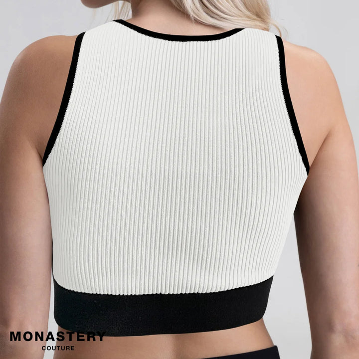 Knitted Top Monastery Onam Crop