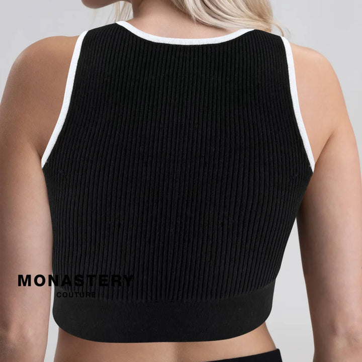 Knitted Top Monastery Onam Crop