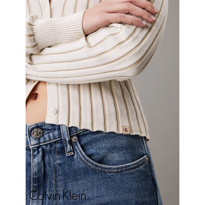 Sweater Calvin Klein Women Ivory Camiseta