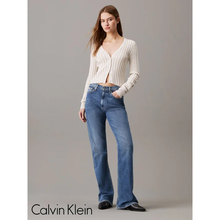 Sweater Calvin Klein Women Ivory Camiseta