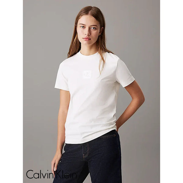 T-Shirt Calvin Klein Women Ivory Camiseta