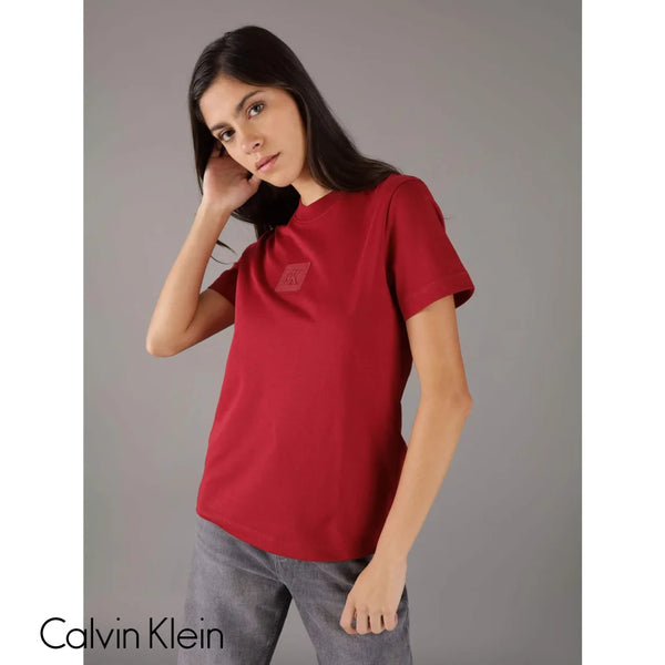 T-Shirt Calvin Klein Women Red Camiseta