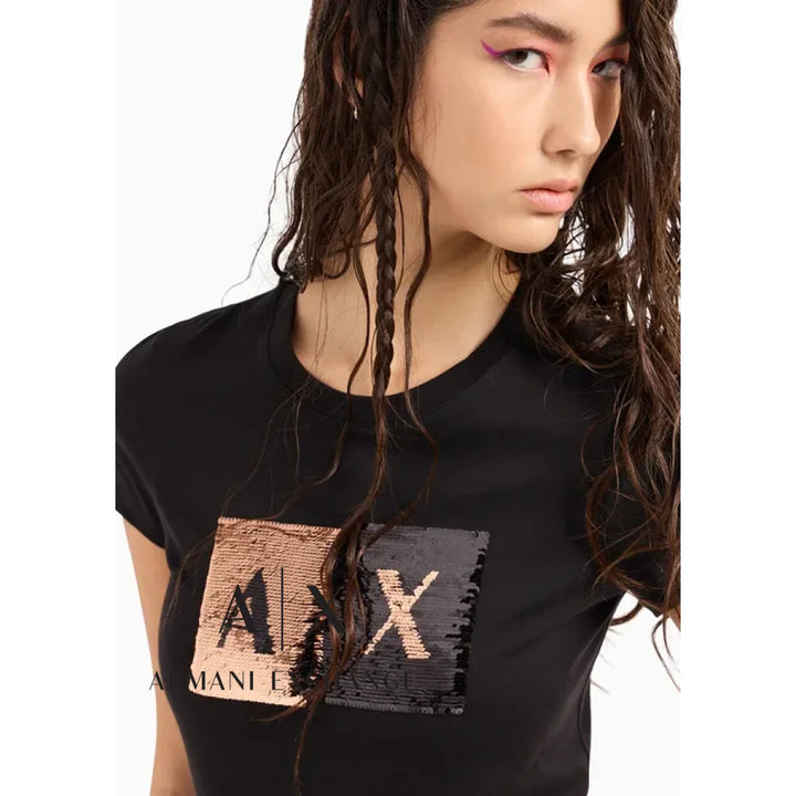 T-Shirt Women Black A|X Buzos