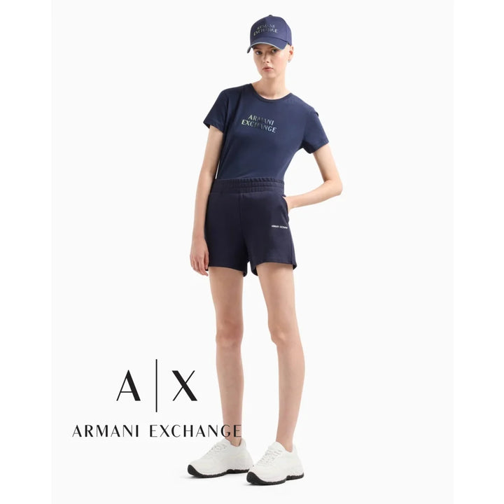 T-Shirt Women Navy Armani Exchange Buzos