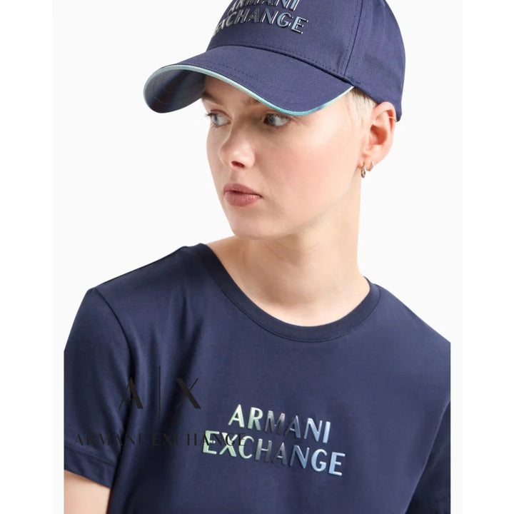 T-Shirt Women Navy Armani Exchange Buzos