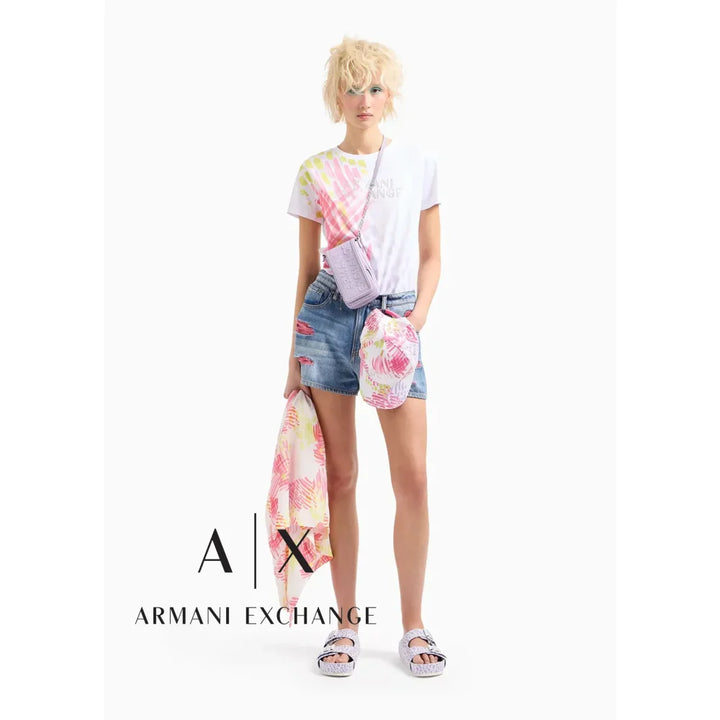 T-Shirt Women White Armani Exchange Buzos