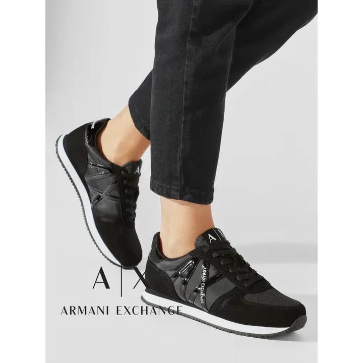 Tenis Women Black Armani Exchange 35 EU Calzado