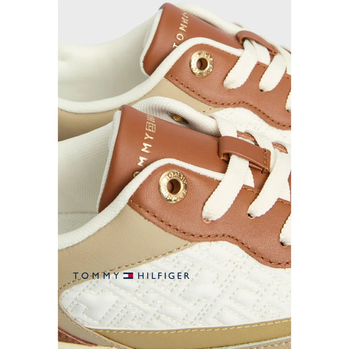 Tenis Women Tommy Hilfiger Brown Polos
