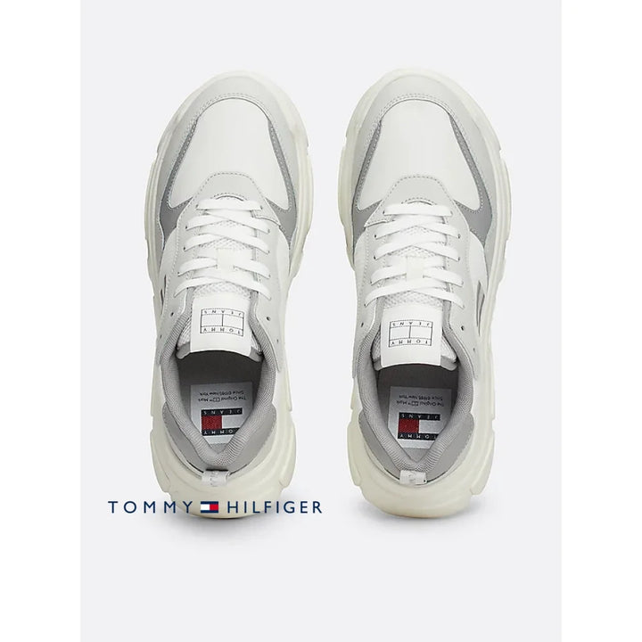 Tenis Women Tommy Hilfiger Grey Polos