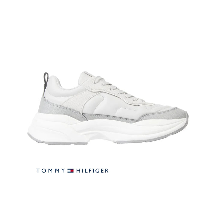 Tenis Women Tommy Hilfiger Grey Polos