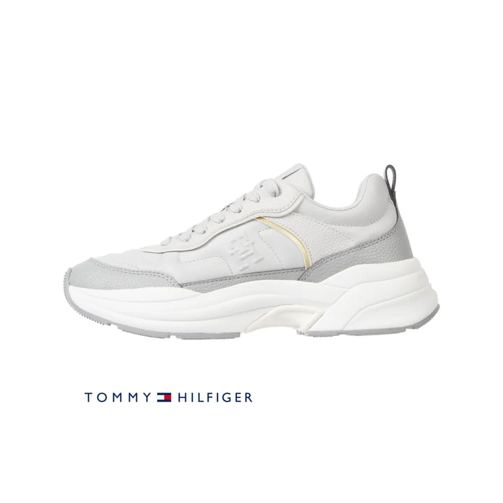 Tenis Women Tommy Hilfiger Grey Polos