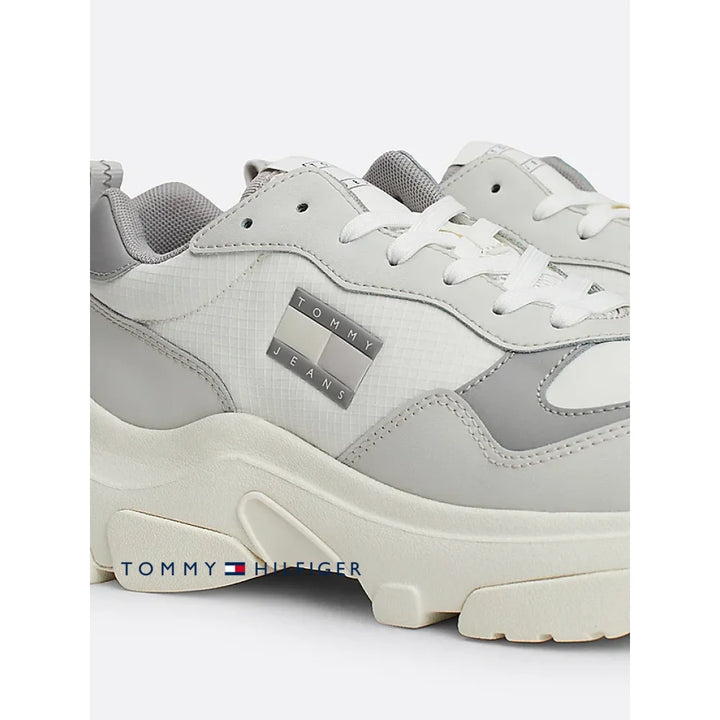 Tenis Women Tommy Hilfiger Grey Polos
