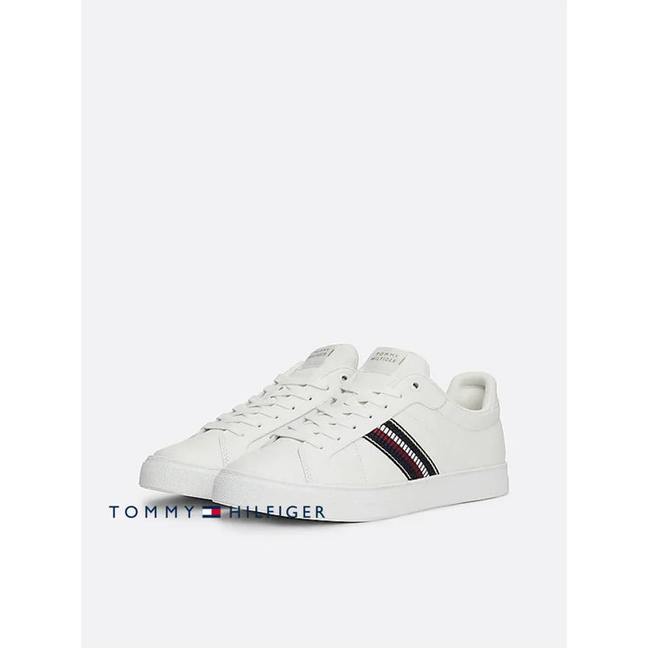 Tenis Women Tommy Hilfiger White Polos